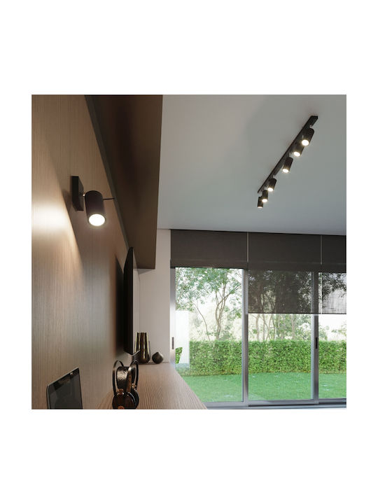 Sollux Ring 6 Spot with 6 Lights and with Socket GU10 in Black Color