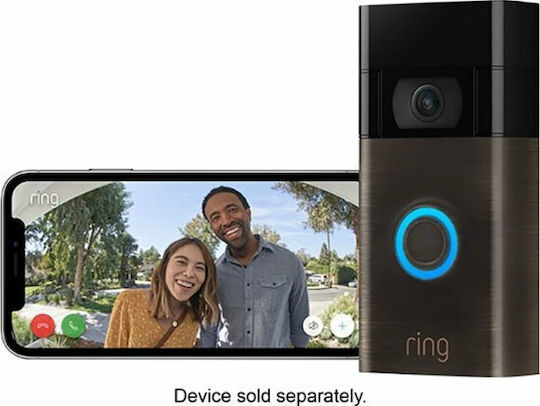 Ring Κουδούνι Πόρτας Battery Video Doorbell (2024) – Venetian Bronze