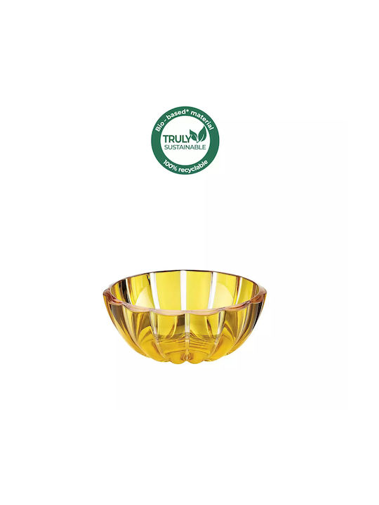 Guzzini Bol de Servire Rotund Plastic Galben cu Diametru 12buc