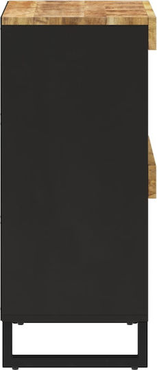 Βιβλιοθήκη Μαύρη 85x33x75εκ.