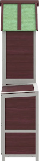 Wooden Garden Shed with Air Vents M0.79xW0.53xH1.85m