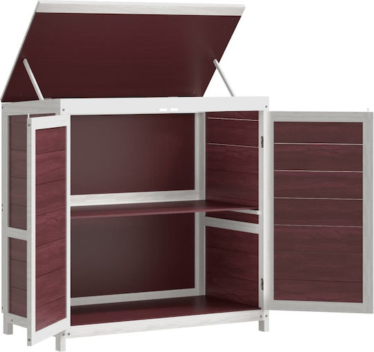 Wooden Garden Shed with Air Vents M0.79xW0.53xH1.85m
