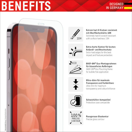 Displex Real Glass Gehärtetes Glas (iPhone 14 Pro Max)