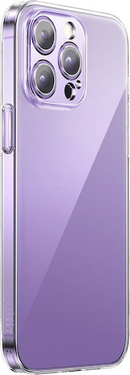 Baseus Back Cover Σιλικόνης Σετ με Τζαμάκι Διάφανο (iPhone 14 Pro Max)