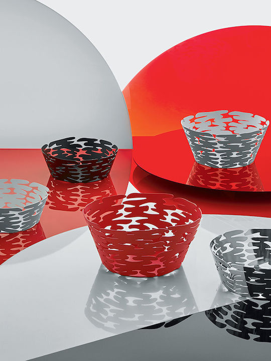 Alessi Φρουτιέρα Inox Μαύρη 18x18x6.5εκ.