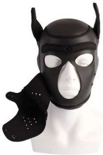Chisa Novelties Doggy Hood BDSM Μάσκα σε Μαύρο Χρώμα