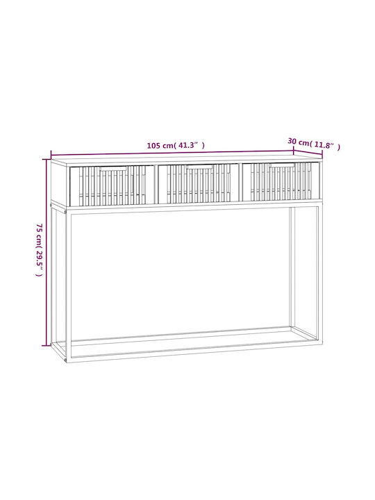 Konsole L105xB30xH75cm