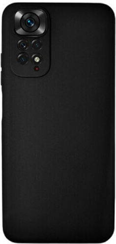 Back Cover Σιλικόνης Μαύρο (Redmi Note 11 / 11S 4G)