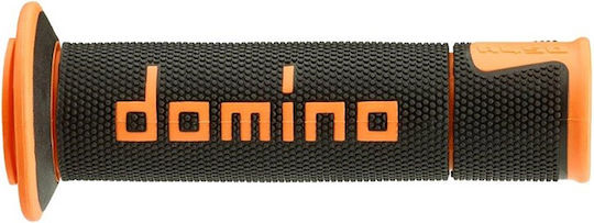 Domino Motorcycle Handlebars in Orange color