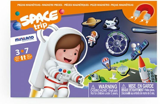 Miniland Διαστημικό Ταξίδι Μαγνητάκια STEM Εκπαιδευτικό Παιχνίδι Γνώσεων για 3+ Ετών