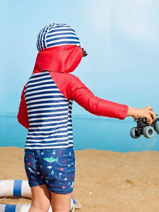 Babykids Kids Swimwear Swimwear Set with Hat Blue