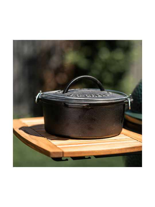 Big Green Egg Oală Rotundă de Fontă 1buc