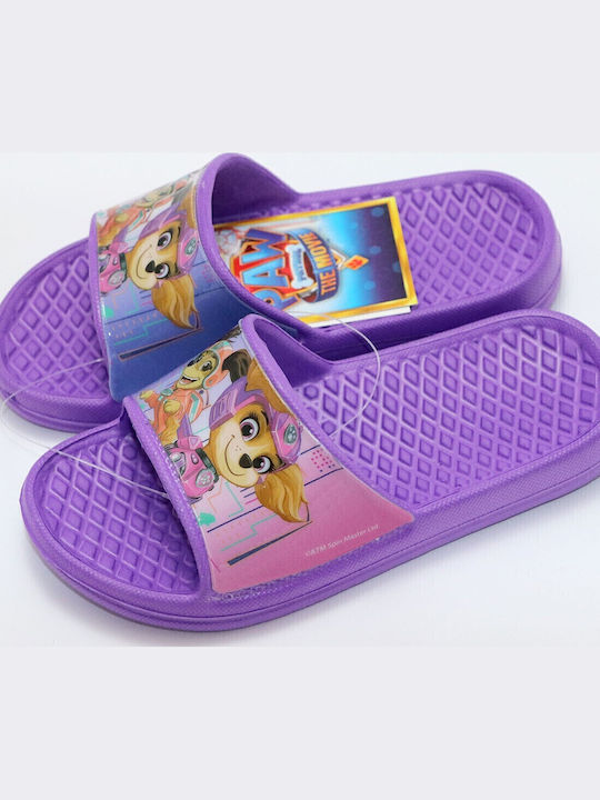 Παιδικές Σαγιονάρες Slides Paw Patrol Μωβ