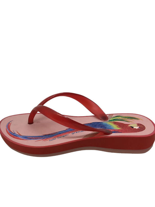 Șlapi pentru copii Flip Flops Roșii
