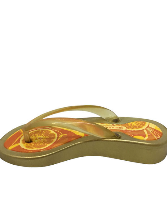 Șlapi pentru copii Flip Flops Portocalii
