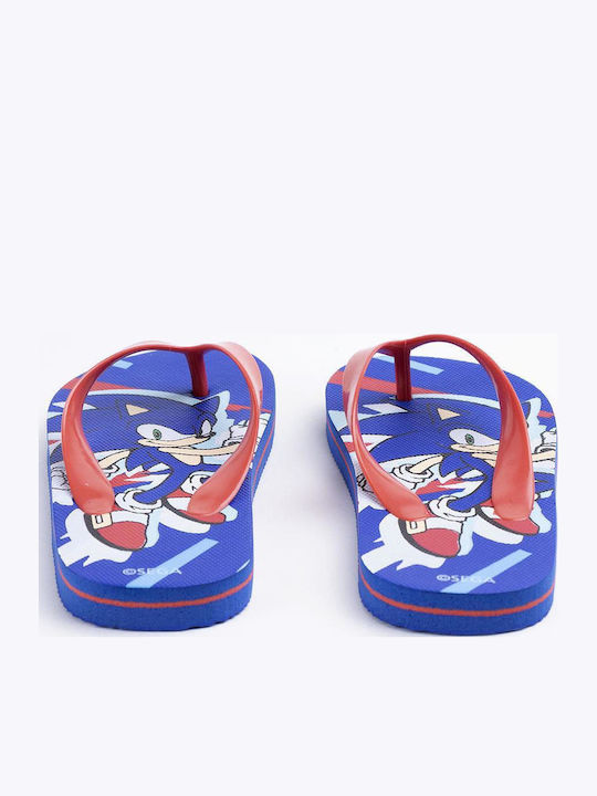 Flip-Flopi Pentru Copii Flip Flops Albastre Sonic