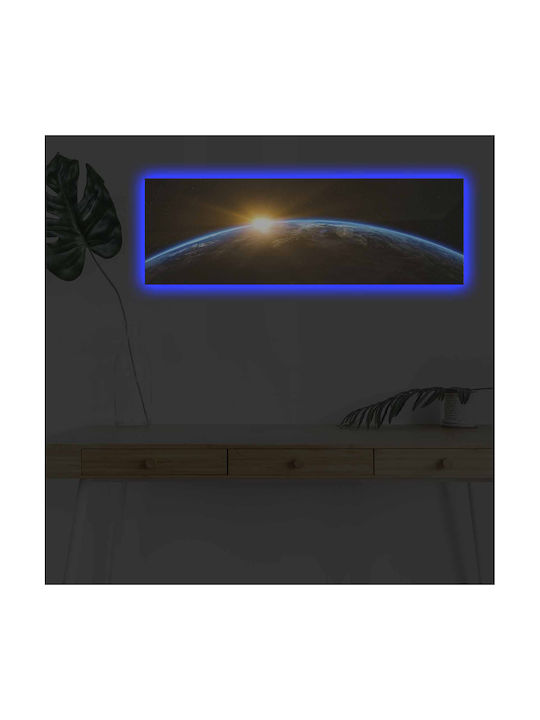 Πίνακας σε Καμβά με LED Φωτισμό 90x90cm