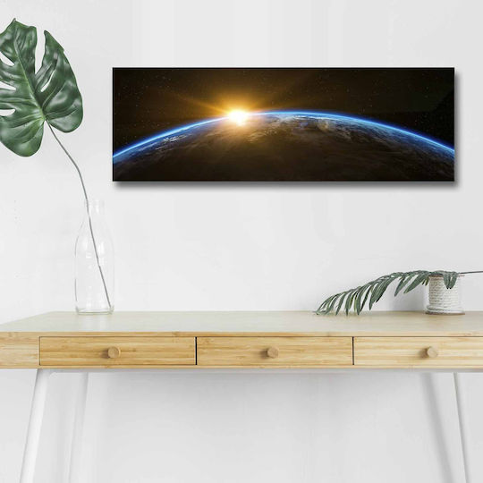 Gemälde auf Leinwand mit LED-Beleuchtung 90x90cm