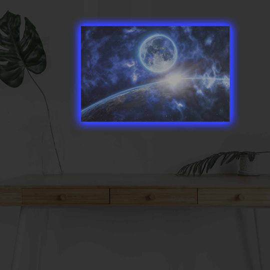 Πίνακας σε Καμβά με LED Φωτισμό 45x45cm