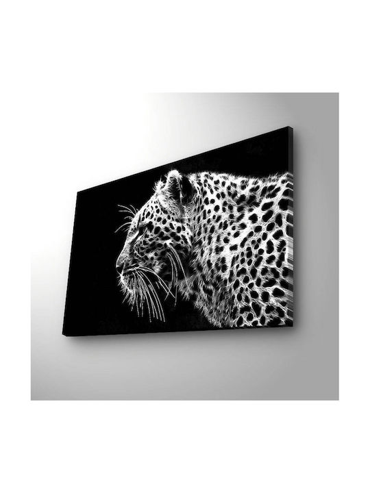 Tablou Lemn cu iluminare LED 45x45cm