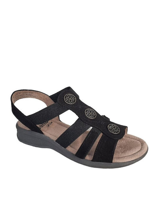 Softline Sandale Casual Dame Negru