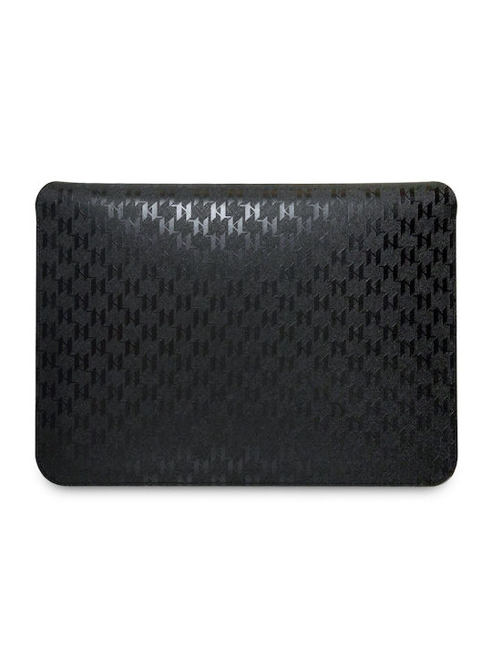 Karl Lagerfeld Saffiano Monogram Laptop-Hülle 14" Schwarz