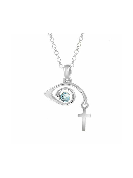 Amor Amor Necklace Eye from Silver