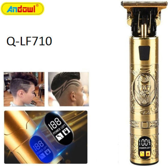 Andowl Rechargeable Hair Clipper Gold Q-LF710