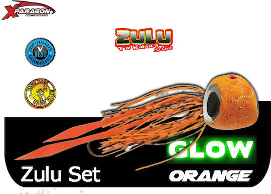 X-Paragon Artificial Bait Octopuses Fluorescent 100gr Orange
