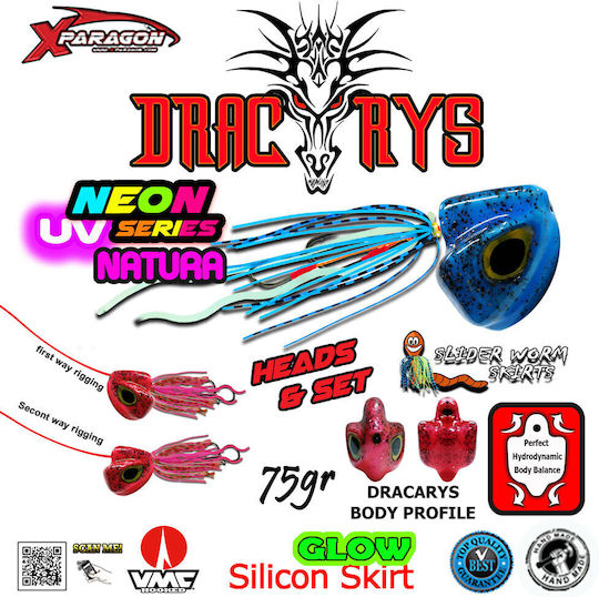 X-Paragon Artificial Bait Minnow Fluorescent 75g Green