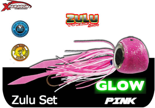 X-Paragon Artificial Bait Octopuses Fluorescent 60gr Pink