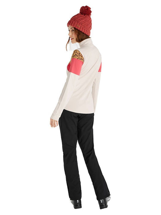 Protest Women's Athletic Blouse Long Sleeve White