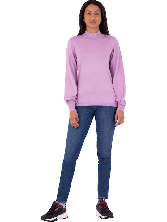 Women's Long Sleeve Sweater Lilacc