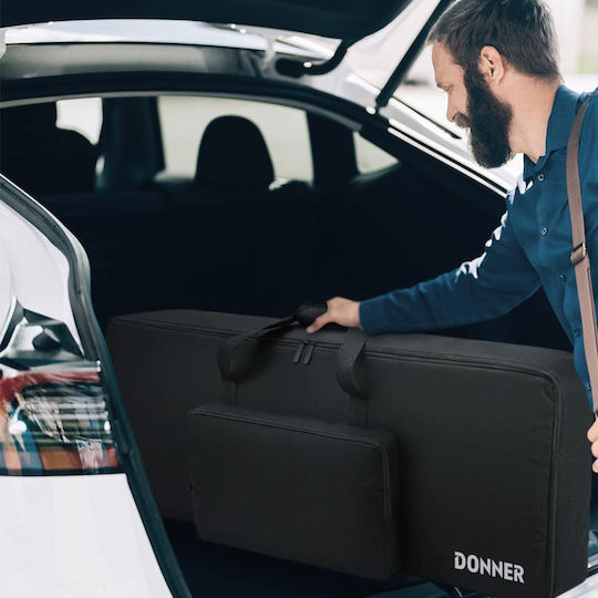 Donner Куфар Клавиатура с Подплата Черен