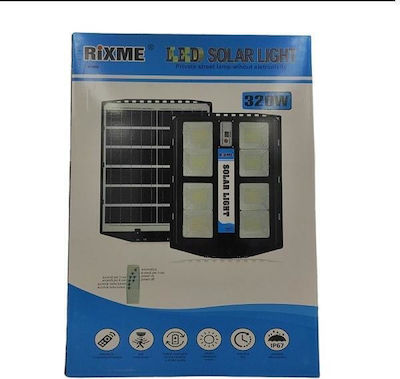 Rixme Waterproof Solar LED Floodlight 320W with Motion Sensor and Remote Control IP67