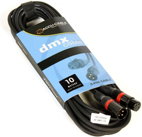 AC-DMX3/10 XLR male to XLR female 10m Cable