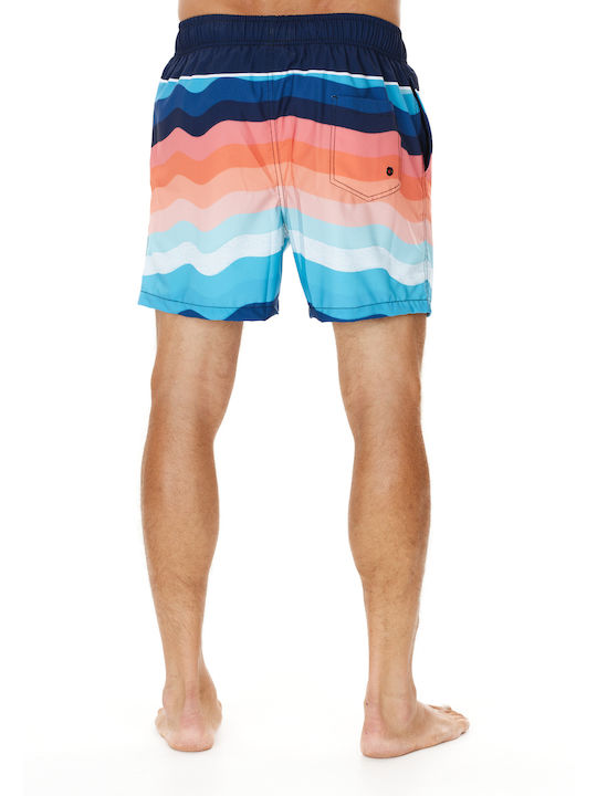 Cruz Men's Swimwear Bermuda Multicolour with Patterns