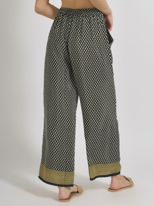 Ble Resort Collection Women's Fabric Trousers Black