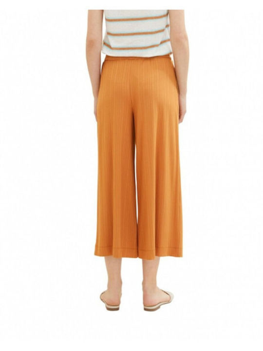 Tom Tailor Women's Fabric Trousers Camel