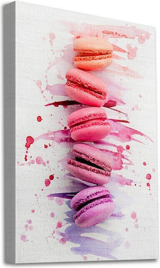 Walls Colorful Macarons σε Καμβά