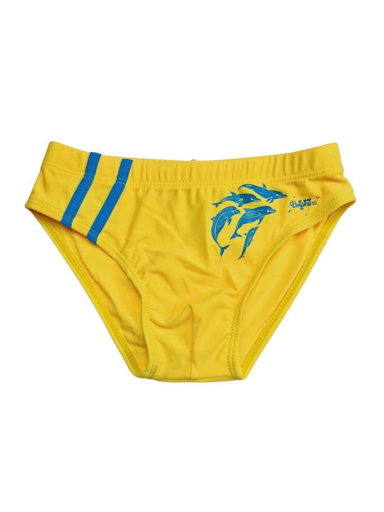 Senses Kids Swimwear Swim Briefs Yellow