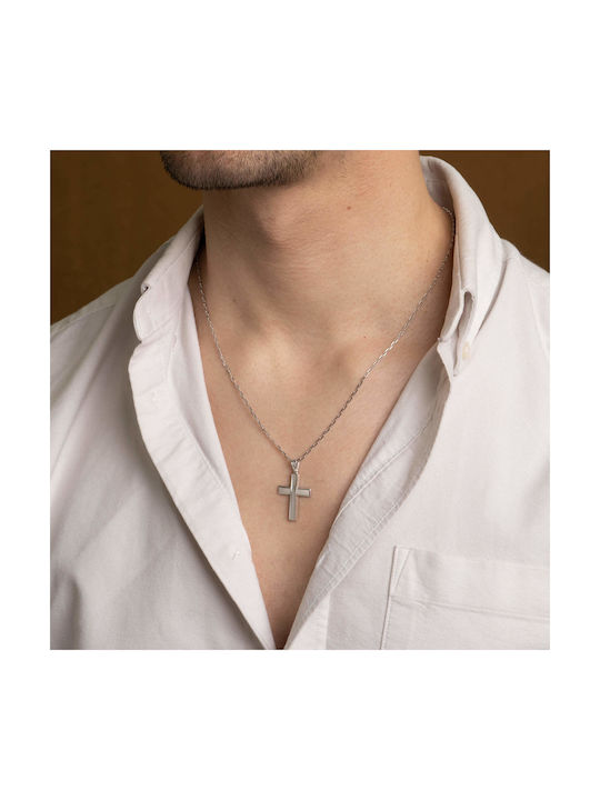 Skaras Jewels White Gold Cross 14K