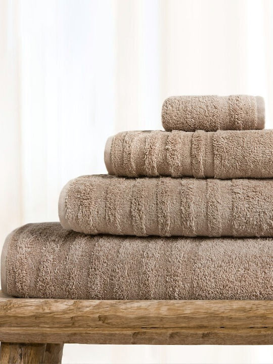 Fieldcrest Bath Towel Ultra Soft 76x147cm. Brown