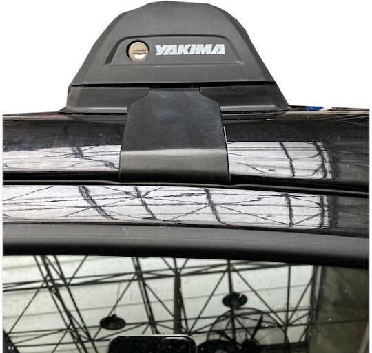 Yakima Таванни Стелки За Автомобил От Алуминий За Тойота Ярис 5D 2020+ Комплект С Крака Черни