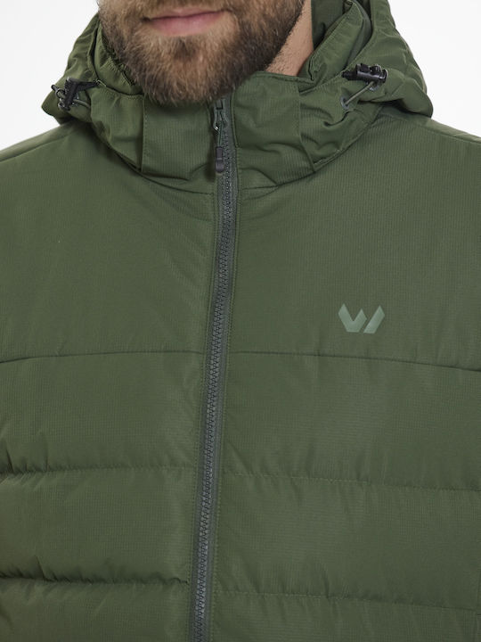 Winter Jacket Puffer Khaki