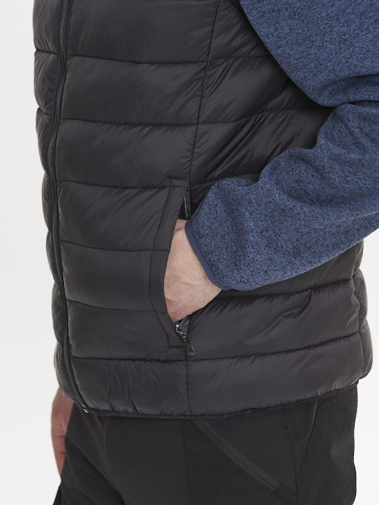 Αμάνικο Μπουφάν Puffer Μαύρο