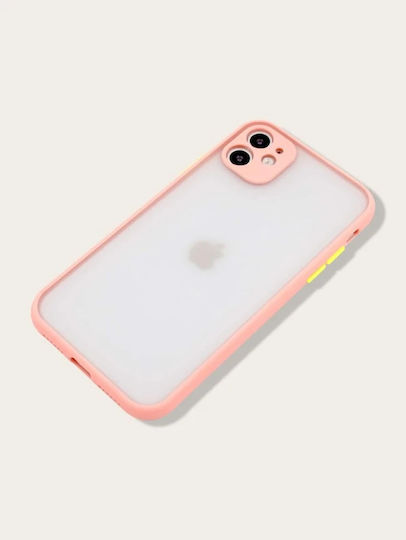 Go Clever Milky Back Cover Σιλικόνης Ροζ (iPhone 12 Pro Max)