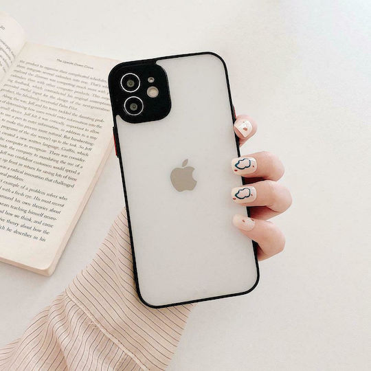 Go Clever Milky Back Cover Σιλικόνης Μαύρο (iPhone 13 Pro Max)