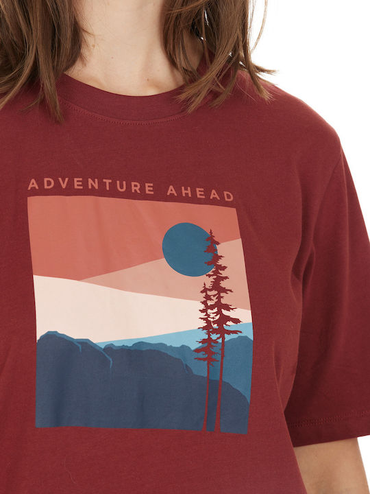 Γυναικείο Αθλητικό T-shirt Καφέ