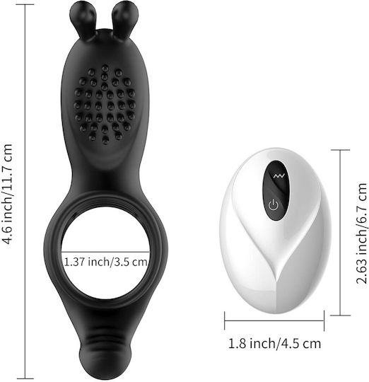 Kinksters Vibrating Black Silicone Cock Ring 3211-0111